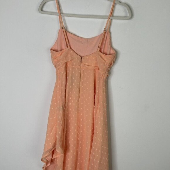 NEW NBD Peach Midi Dress Size XS - Picture 9 of 14